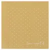 Image de Paquet de 12 Serviettes POIS airlaid 40x40cm, Or CH7218 3