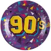 Image de Lot de 10 Assiettes 90's en carton 22,5cm CH7279 99