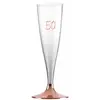 Image de Sachet de 6 Flûtes pied ROSE GOLD âge 50 ans CH7343 50