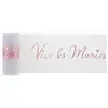 Image de Ruban de tulle Vive les Mariés, blanc/Rose Gold CH7399 20