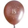 Image de Sachet de 6 ballons âge étincelant 30cm, Rose Gold 18 ANS CH7401 18