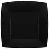 Image de Lot de 10 Assiettes Carrées carton compostables 23x23cm, Noir CH7408 11
