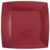 Image de Lot de 10 Assiettes Carrées carton compostables 23x23cm, Bordeaux CH7408 21