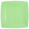 Image de Lot de 10 Assiettes Carrées carton compostables 23x23cm, Menthe CH7408 28