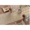 Image de Chemin de table en coton 3m - Joyeux Anniversaire kraft 5668-26