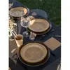 Image de Assiettes en carton x 10 - Joyeux Anniversaire kraft 5670-Kraft