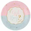 Image de Paquet de 10 Assiettes Girl or Boy ?  22,5cm RDF-7656