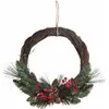 Image de Grande Couronne Forêt de Noël ˜ 32cm CH7815 99