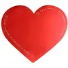 Image de Lot de 2 Sets de table Coeur rouges en carton RDF-7831