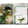 Image de Cartes Invitation Dinosaure x6 7865