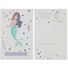 Image de Lot de 6 cartes d'invitation Sirène RDF-7909
