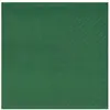Image de Sachet de 25 Serviettes en papier éco 33 x 33 cm, Vert foncé CH8083 54