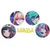 Image de Sachet de 10 Confettis de table MANGA en bois CH8480 99