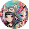 Image de Assiettes Manga x10 - 22,5 cm 8481