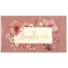 Image de Sachet de 20 grandes Serviettes rectangles Amour Floral FETE-8335