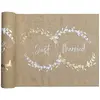 Image de Chemin de table Mariage Naturel Just Married 3m FETE-8484