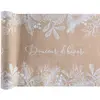 Image de Chemin de table Douceur d'hiver 2,5m Naturel FETE-8705