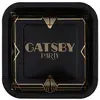 Image de Paquet de 10 Assiettes carrées carton Gatsby Party 23cm RDF-8742
