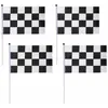 Image de Lot de 4 petits Drapeaux Damier racing 30cm RDF-8973