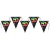 Image de Banderole Anniversaire Festicolor 3m avec fanions, 50 ans RDF-9016-50A