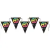 Image de Banderole Anniversaire Festicolor 3m avec fanions, 60 ans RDF-9016-60A