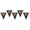 Image de Banderole Anniversaire Festicolor 3m avec fanions, 70 ans RDF-9016-70A