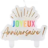Image de Bougie Anniversaire Festicolor - Blanc FETE25-9021BLANC