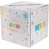 Image de Tirelire Anniversaire Festicolor - Blanc FETE25-9031BLANC