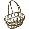 Image de Panier ovale métallique 13cm Chocolat VAN700Marron