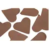 Image de Sachet 75g de CONFETTIS coeur 5cm - en papier Chocolat DEC538marron