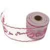 Image de Plaquette tulle VIVE LES MARIéS - 10 Mètres - FUCHSIA RL316FU