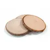 Image de Lot de 4 Disques en bois marque-places Rondins 5,5cm DEC367