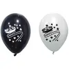 Image de Sachet de 8 ballons Cinéma, Blanc & Noir BAL233/8