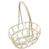 Image de Panier ovale MéTALLIQUE 13cm ivoire VAN700Ivoire
