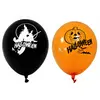 Image de Sachet de 8 ballons Halloween imprimés, Orange et Noir BAL234 8