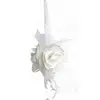 Image de Suspension Boule de roses avec perles, Blanc FMA3017b