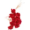 Image de Sachet de 48 mini-Roses satin, Rouge FL680ROU