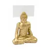 Image de Marque-place Bouddha métallisé 7cm en résine, Or DEK0343OR
