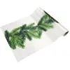 Image de Chemin de table satin impression Branche Sapin 4m CH566