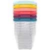 Image de Lot de 6 Babybols avec couvercles de couleurs (180 ml)