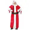 Image de Costume Père Noël en manteau velours Luxe - Homme C2001010