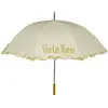 Image de Parapluie Vive Les Mariès 1m (Ø 130cm) ivoire FETE-C3001004