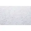 Image de Chemin de Table Organza Arabesques 36cm x 5m, Blanc/Argent C-C52030032