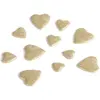 Image de Sachet de 50g de Coeurs 3D, Or FETE-02003-001