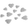 Image de Sachet de 50g de Coeurs 3D, Argent FETE-02003-002