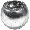 Image de LOT de 6 Bougeoirs Boule effet métal, Argent FETE-0514-80