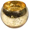 Image de Bougeoir BOULE effet métal, Or C 0514 81