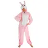 Image de Déguisement Peluche Lapin rose 164 cm, adulte C-C1030164