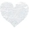 Image de Sachet de 100 Coeurs Romance, Blanc FETE-0214-00