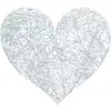 Image de Sachet de 100 Coeurs Romance, Argent FETE-0214-80